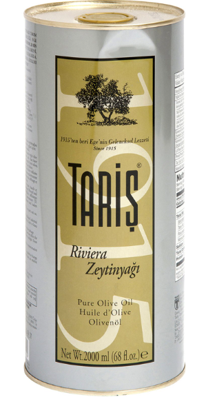 TARİŞ RİVIERA 2 LT OLIVE OIL TIN*6