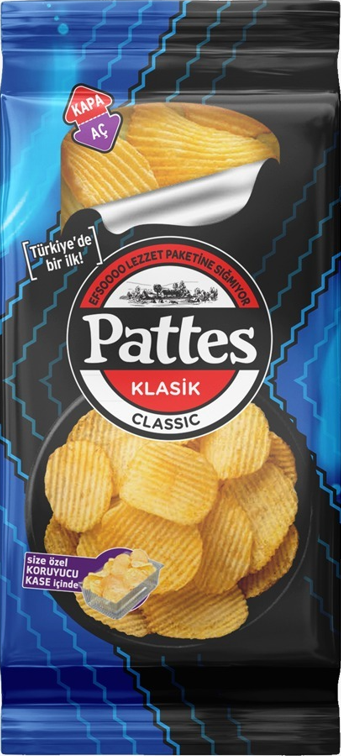 PATTES OPEN-CLOSE BOWL SERIOUS CHIPS ONLY 100 GR*12
