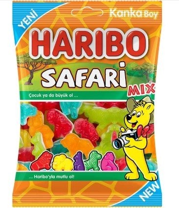 HARİBO 62 GR SAFARİ MİX*24
