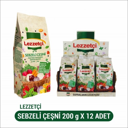 LEZZETÇİ 200 GR KLASİK SEBZELİ ÇEŞNİ*12