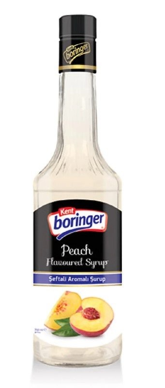 K.BORINGER 700 ML SYRUP WITH PEACH FLAVORED*6