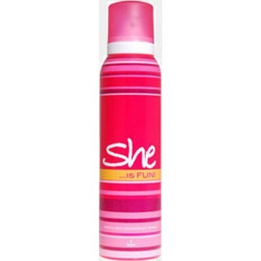 SHE DEODORANT 150 MLWOMEN FUN *1