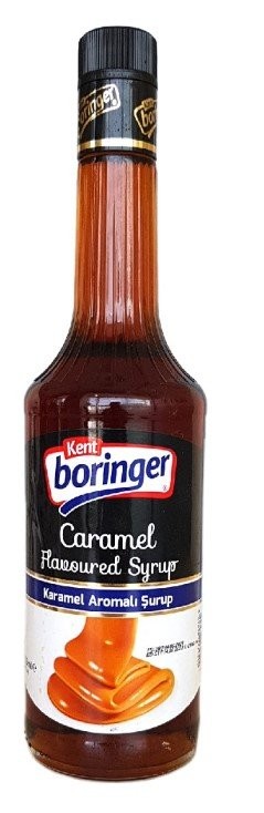 K.BORINGER 700 ML SYRUP WITH CARAMEL FLAVORED*6