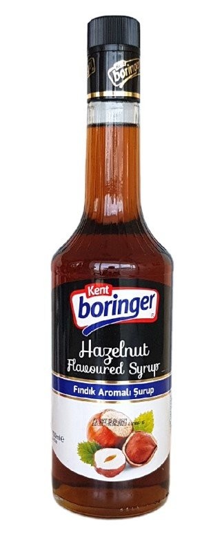 K.BORINGER 700 ML SYRUP WITH HAZELNUT FLAVORED*6