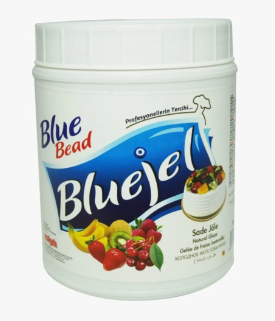 BLUE BEAD 1 KG Glittery COLD JELLY KIWI FLAVORED *12