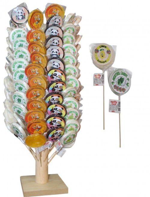 NEFFY CANDY 30 GR STAND EKŞİLİ DİL BOYA ŞEKER*150