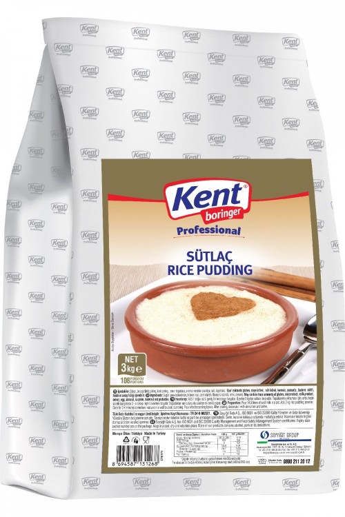 K.BORINGER 3 KG RICE & MILK PUDING*4