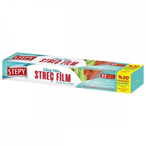 STEPY STRETCH FILM 30% ECONOMIC 33 METER*24