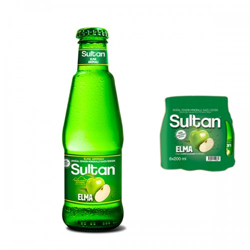 SULTAN FRUIT SODA APPLE * 24