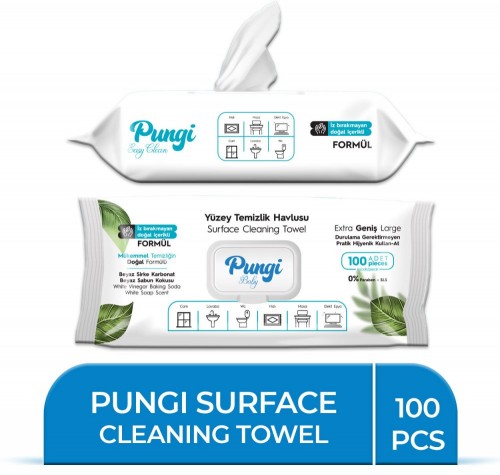PUNGI 100 PCS SURFACE CLEANING TOWELS*12