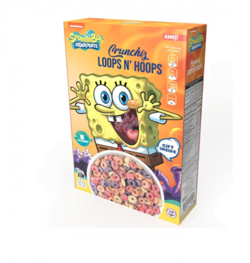 KANDİZ LOOPS N' HOOPS SÜNGER BOB 375 GR*12