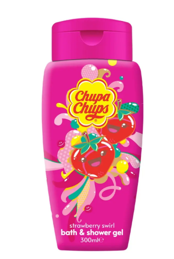 CHUPA CHUPS SHOWER GEL 300 ML STRAWBERRY*24