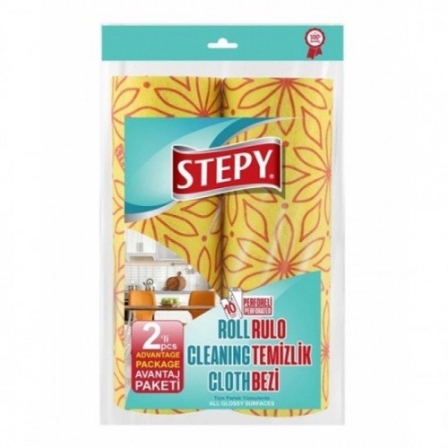 STEPY CLOTH ROLL COLORED 2 PCS*12