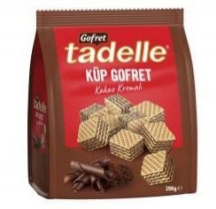 GAUFRETTE CUBE TADELLE A LA CREME DE CACAO 200GR*8