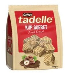 TADELLE CUBE WAFER WITH HAZELNUT CREAM 200GR*8 PIECES