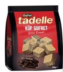 TADELLE CUBE WAFER WITH BITTER CREAM 200GR*8 PIECES