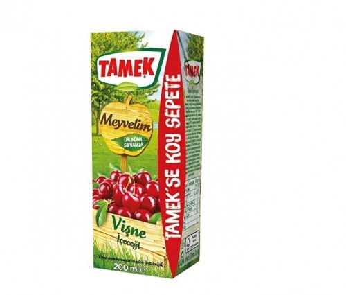 TAMEK MEYVELİM 200 ML VİŞNE*27