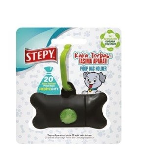 STEPY DOG POOP BAG WITH LEASH*24