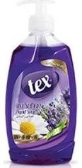 TEX SAVON LIQUIDE POUR LES MAINS 400 GR LAVANDE DAISY*12