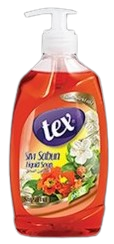 TEX LIQUID HAND SOAP 400 GR POMEGRANATE AND PEACH*12