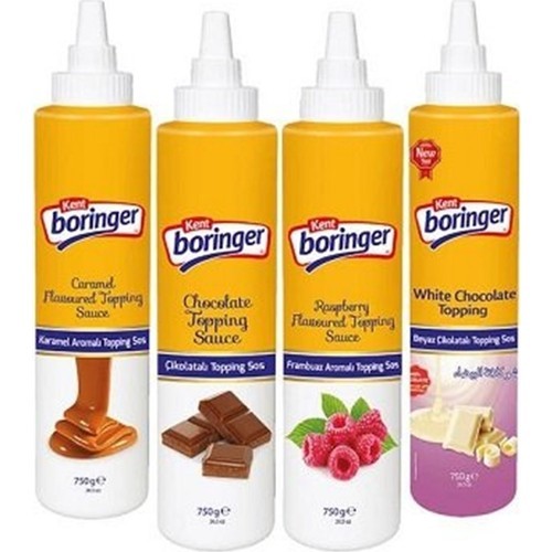 K.BORİNGER 300-325 GR TOPPING SAUCE MIXED*15