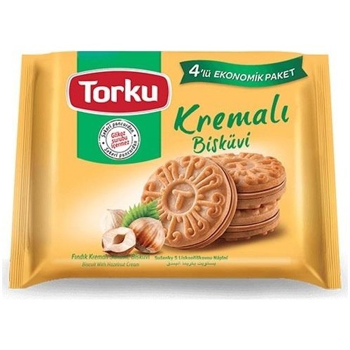 TORKU FAV. BISK DE NOISETTE AVEC CRÈME MP 8*(4*61 GR)