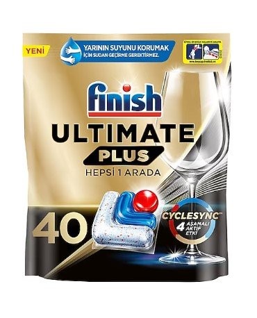 FINISH TABLET ULTIMATE PLUS 40 PCS *6