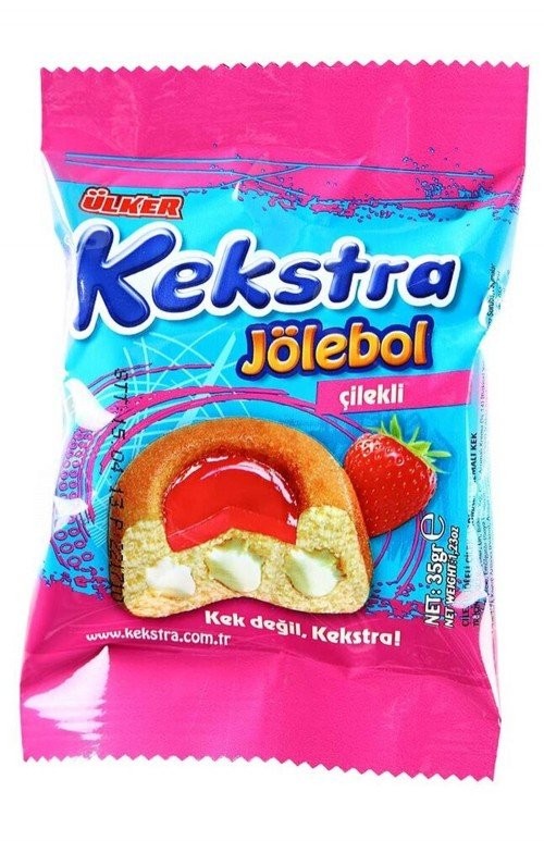 ÜLKER KEKSTRA JÖLEBOL GATEAU AU FRAISE 40 GR*24