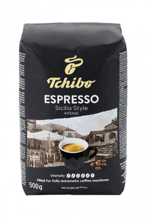 TCHİBO 500GR SİCİLİA ÇEKİRDEK KAHVE ESPRESSO*10