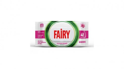 FAİRY 100 LÜ YÜZEY HAVLU LİLYUM ÇİÇEĞİ*12