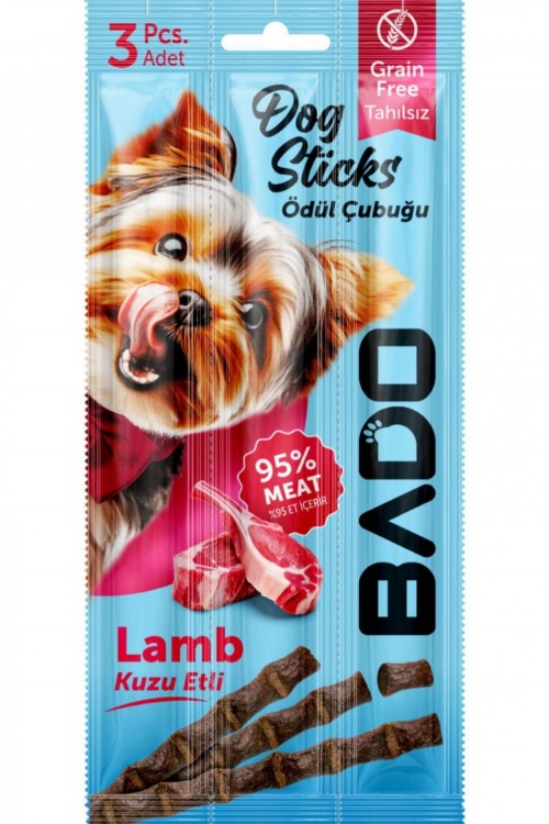 BADO 15 GR KÖPEK ÖDÜL ÇUBUĞU KUZU ETLİ*24