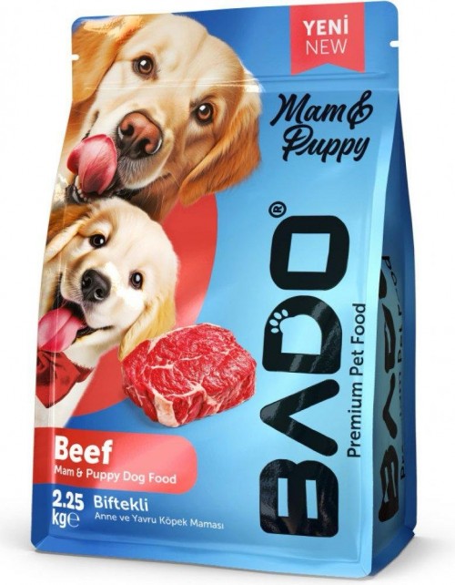 BADO 2250 GR YETİŞKİN ANNE&YAVRU KÖPEK BİFTEK*8