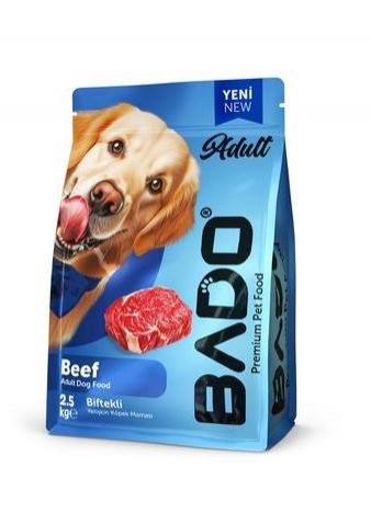 BADO 2500 GR YETİŞKİN KÖPEK MAMASI ETLİ*8