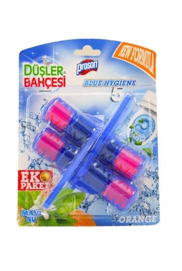 DÜŞLER BAHÇESİ WC BLOK İKİLİ MAVİ SU PORTAKAL*24