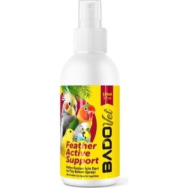 BADO 150 ML KAFES KUŞ İÇİN DERİ TÜY BAKIM SPREY*6