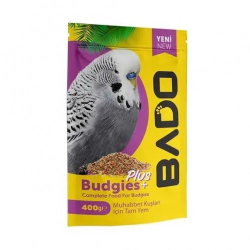 BADO MUHABBET KUŞU YEMİ 400 GR +VİTAMİNLİ*12