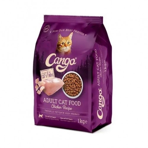 CANGO 1000 GR YETİŞKİN KEDİ MAMASI TAVUK ETLİ*16