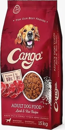 CANGO 15 KG YETİŞKİN KÖPEK MAMASI KUZU ETLİ PİR.*1