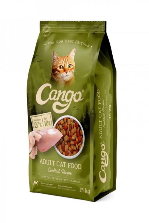 CANGO 15 KG YETİŞKİN KEDİ MAMASI KOKTEYL*1
