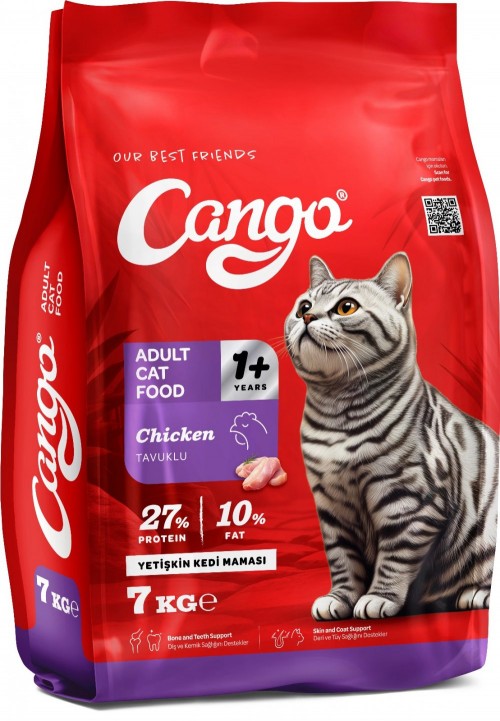 CANGO 7 KG YETİŞKİN KEDİ MAMASI TAVUK ETLİ*1