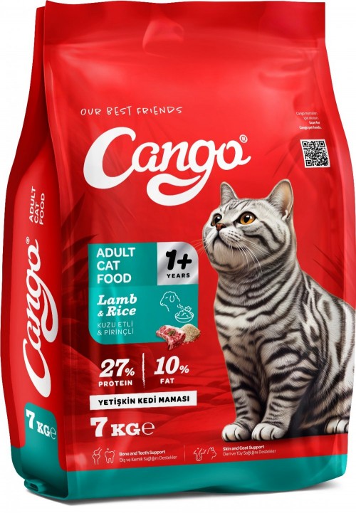 CANGO 7 KG YETİŞKİN KEDİ MAMASI KUZU ETLİ*1