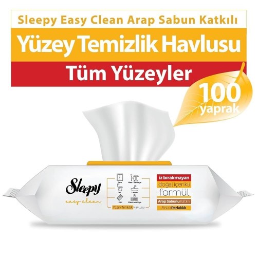 SLEEPY 100 LÜ YÜZEY HAVLU ARAP SABUN*12