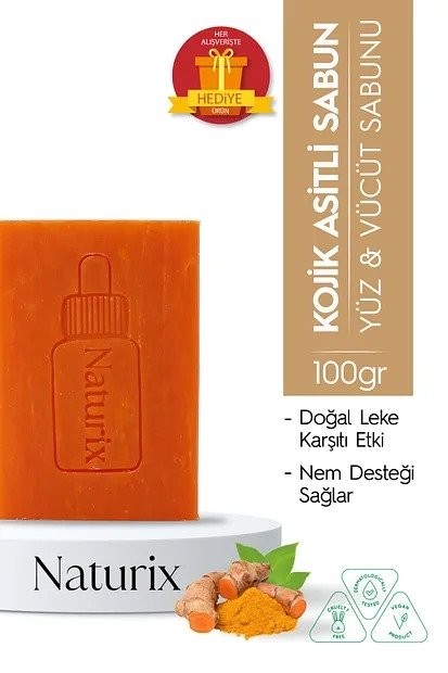 NATURİX 100 GR KOJİK ASİTLİ SABUN*12
