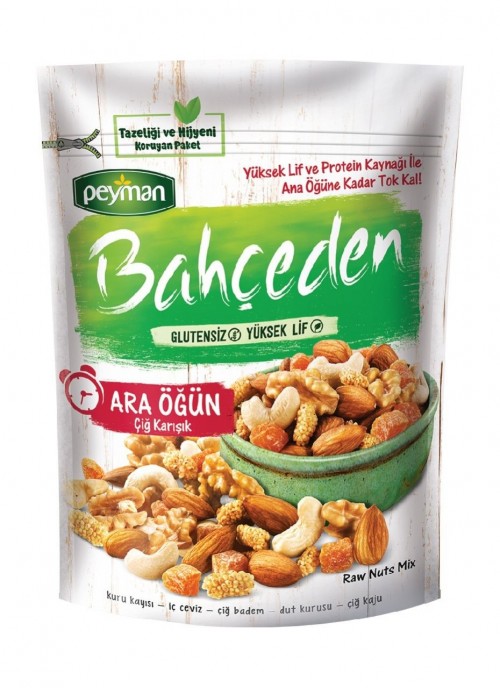 PEYMAN BAHÇEDEN 140 GR ÇİĞ KARIŞIK ARA ÖĞÜN*16