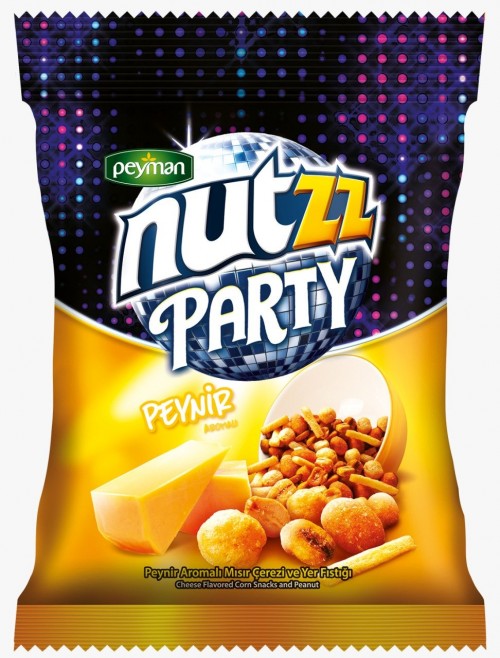 PEYMAN NUTZZ 90 GR PARTY MIX WITH CHEESE*18