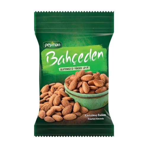 PEYMAN BAHÇEDEN 90 GR ROASTED ALMONDS*30