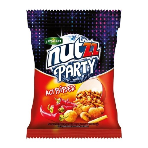 PEYMAN NUTZZ 200 GR PARTY MIX HOT*12