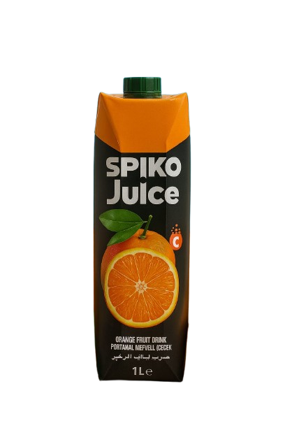 SPİKO JUİCE 1 LT MEYVE SUYU PORTAKAL*12
