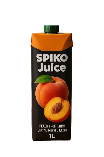 SPİKO JUİCE 1 LT MEYVE SUYU ŞEFTALİ*12