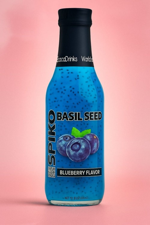 SPIKO 330 ML BASIL BLUEBERRIES*20